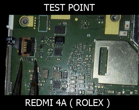 Xiaomi Redmi 4a Test Point / EDL Point